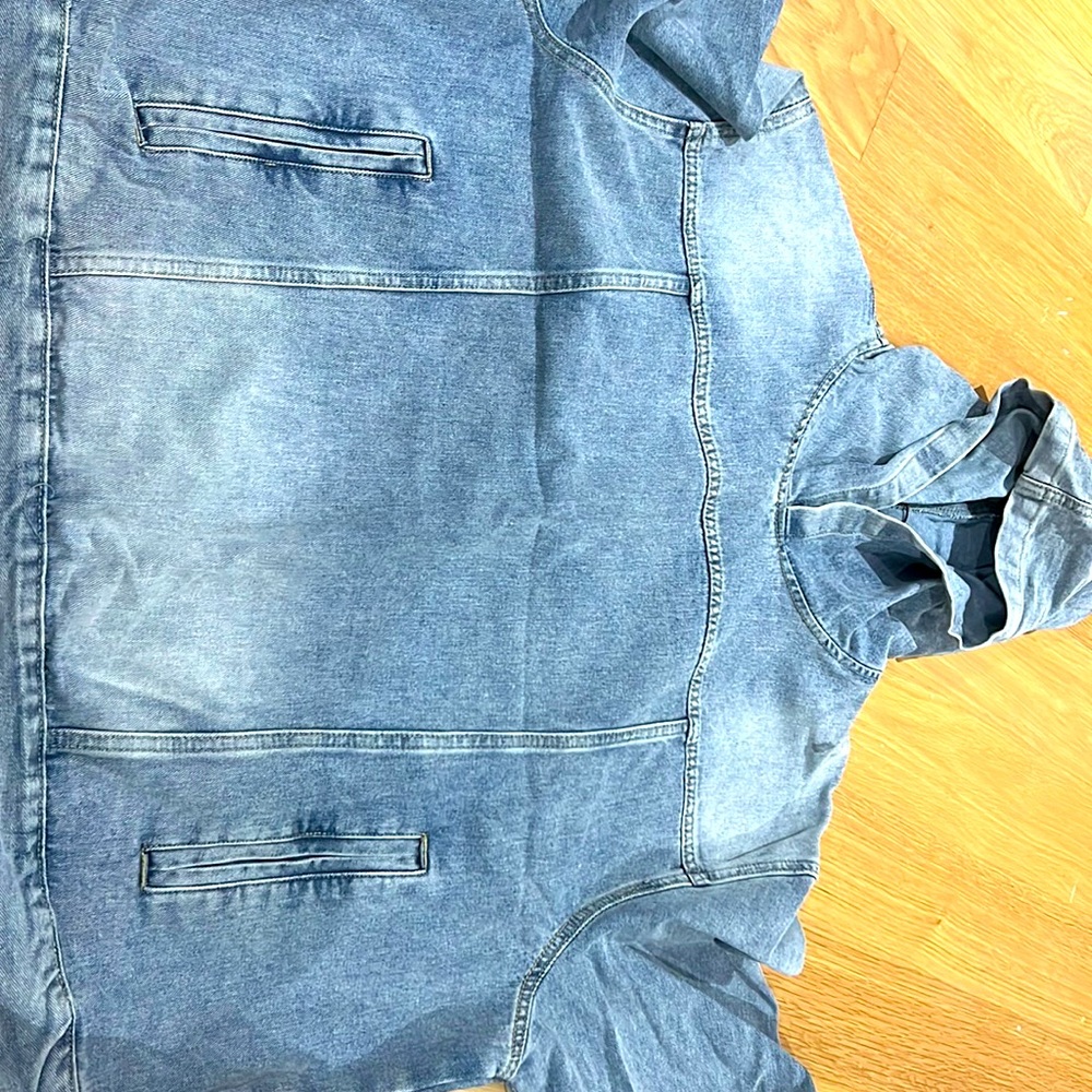 Hoodie Jean jacket